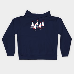 Topper Sailboats Racing Kids Hoodie